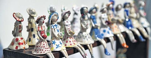 Seema Mohaley ‘s sculptures.