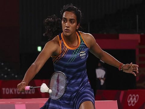 Indian shuttler PV Sindhu (Photo | Twitter/ANI)
