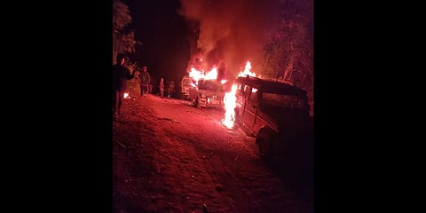 The incident took place on Saturday evening when the victims, who were daily wagers, were returning home from a coal mine in a pick-up truck.