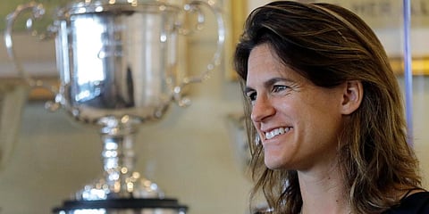 Newly-appointed French Open director Amelie Mauresmo. (File photo| AP)