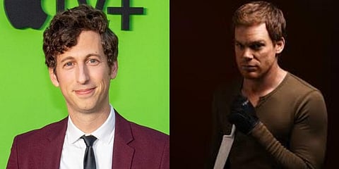 David Magidoff (L) and Michael C Hall as 'Dexter' (R)