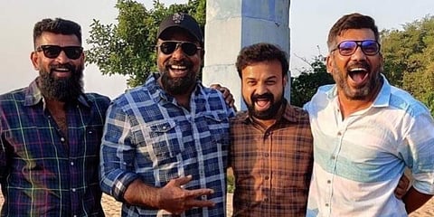 Kunchacko Boban at the sets of 'Bheemante Vazhi' (Photo| Cinema Express)