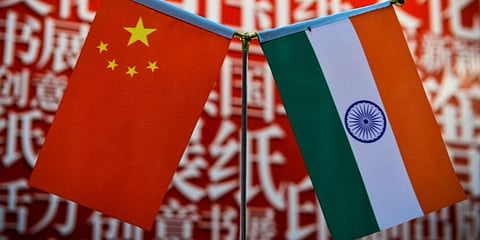 India and China flags used for representational purpose only