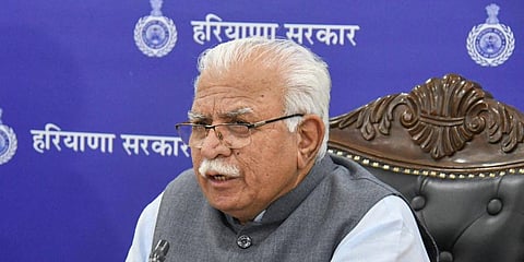 Haryana CM Manohar Lal Khattar (Photo | PTI)