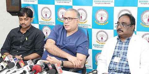 BIRRD honorary director Madanmohan Reddy address media (Photo | EPS)