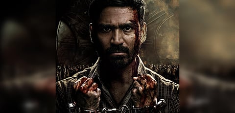 Dhanush in a poster of 'Karnan' (Photo| Twitter)