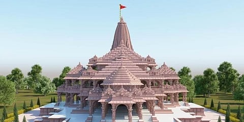 A proposed model of Ram temple in Ayodhya. (Photo | Special Arrangement)