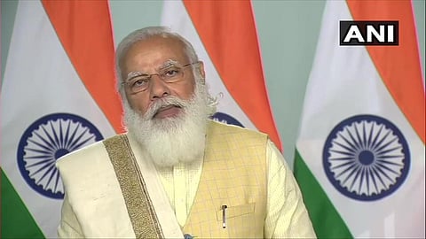 PM Narendra Modi (Photo | Twitter/ANI)