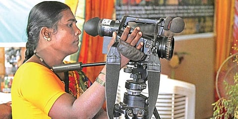Woman Videographer