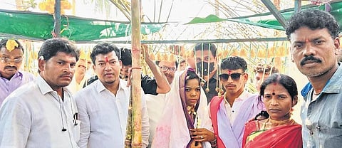 The mass marriage held in Nuvvalarevu village in Srikakulam after three years.