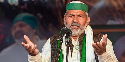 Bharatiya Kisan Union leader Rakesh Tikait (Photo | PTI)