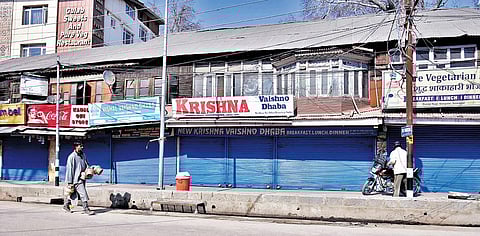 Krishna Dhaba in Srinagar on Thursday, a day after the shooting | zahoor punjabi