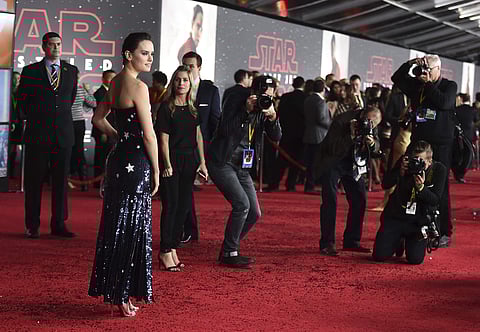 Daisy Ridley arrives at a movie premiere in Los Angeles. (Photo | AP)