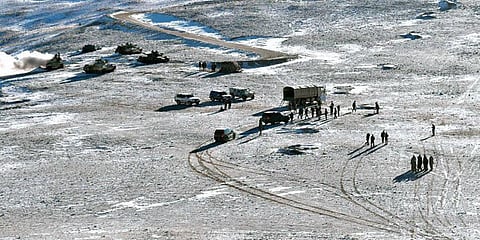 Part of the area that has caused the recent India-China stand-off. (Photo | Special Arrangement)