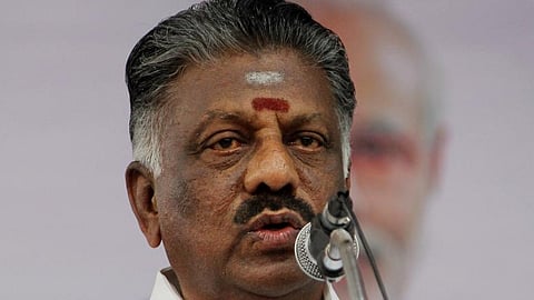 Former Tamil Nadu CM O Panneerselvam