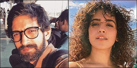 (L) Vikrant Massey and (R) Sanya Malhotra (Photos | social media handles of Vikrant Massey and Sanya Malhotra)