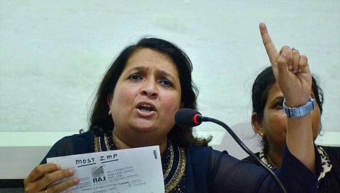Former Aam Aadami Party (AAP) leader Anjali Damania. (File | PTI)