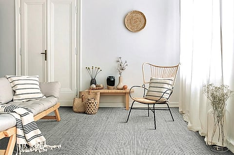 The colour palette is all natural wool, mostly shades of white, grey and brown depending on the breed of the sheep.