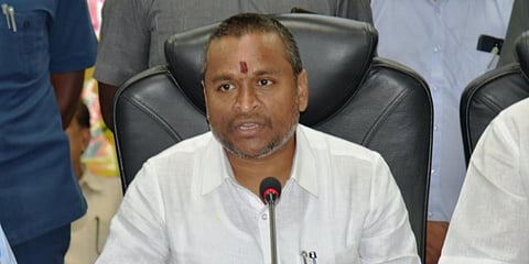 Andhra Pradesh minister Velampalli Srinivasa Rao (Photo| Twitter)