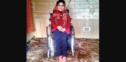 Tabia Iqbal has been suffering hearing and speech impairment since birth. (Photo | EPS)