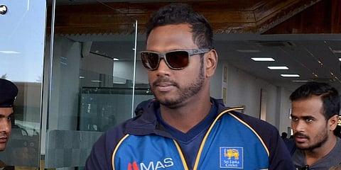 Sri Lanka all-rounder Angelo Mathews (Photo | PTI)