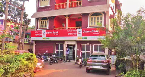 The Paradipgarh branch of Union Bank of India. (Photo | Express)