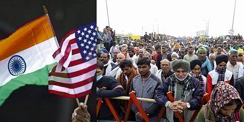 The External Affairs Ministry said the US state department has acknowledged the steps being taken by India towards agricultural reforms. (Photo| PTI and ANI)