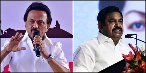 DMK president MK Stalin (L) and Tamil Nadu CM Edappadi Palaniswami (File photo | EPS)