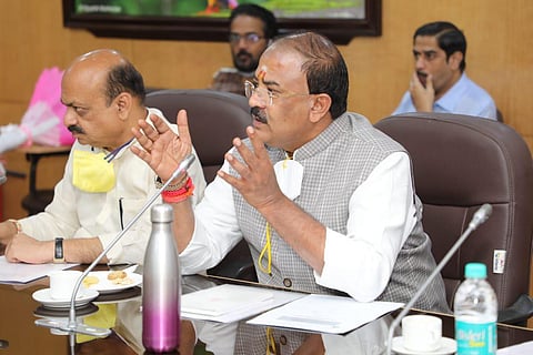 Kannada and Culture Minister Arvind Limbavali (Photo | Twitter/ArvindLBJP)