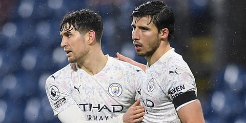 Manchester City splashed out USD 85 million on Ruben Dias (R) from Benfica. (Photo | AP)