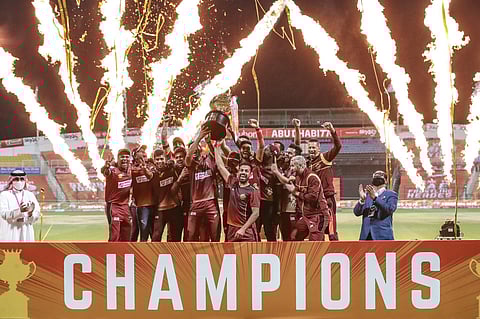 Northern Warriors win the second Abu Dhabi T10. (Photo | Twitter/T10 league)