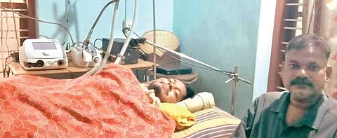 Vipin, 43, stays close to Lijo, 11 years younger, almost like a mother.