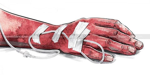 Three of the five people rescued are in a critical state.