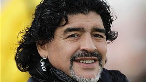 Argentine football legend Diego Maradona (File photo|AP)