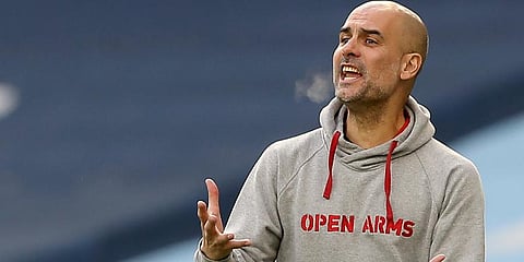 Manchester City manager Pep Guardiola (Photo | AP)