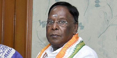 Former Puducherry CM V Narayanasamy (Photo | EPS)