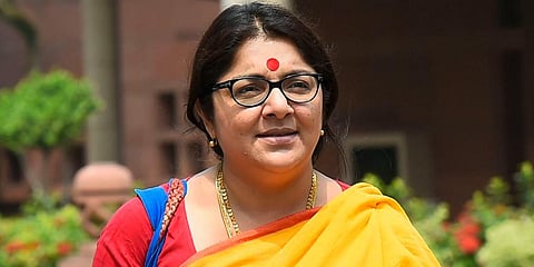 West Bengal BJP MP Locket Chatterjee (Photo | PTI)