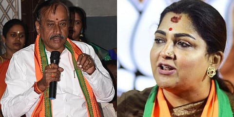 Senior BJP leader H Raja will face S Mangudi of Congress party in Karaikudi constituency. (Photos | EPS)