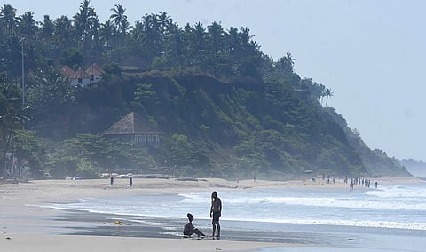 Image of a beach in Varkala used for representational purposes.