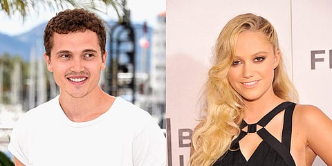 Actors Karl Glusman (L) and Maika Monroe (Photo| IMDb)