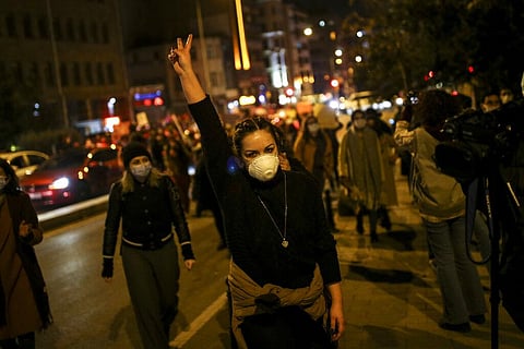 Annulling Turkey's ratification of the Istanbul Convention, a blow to women's rights advocates (Photo | AP)