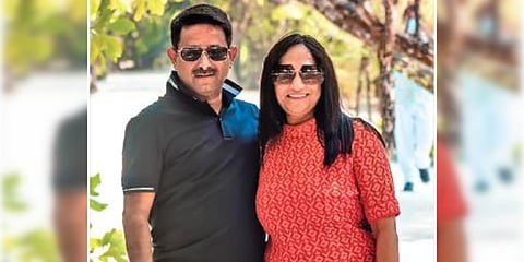 Jeetender (L) and Rupali Sharma