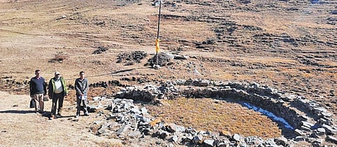 Chaal-Khaal are natural catchment areas that are strengthened by plantation and native species of grass to retain groundwater. (Photo| EPS)