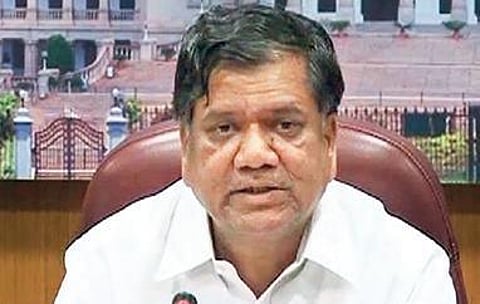 Minister for Large and Medium Industries Jagadish Shettar