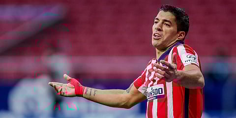 Atletico Madrid striker Luis Suarez (Photo | AP)