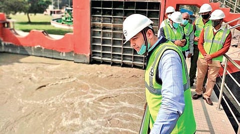 DJB vice-chairman Raghav Chadha said ‘blind closure’ of the channel could lead to unprecedented water crisis and law and order situation in Delhi | file