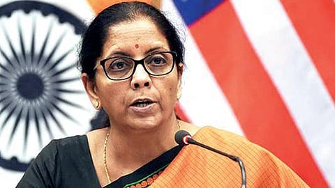 Finance Minister Nirmala Sitharaman.