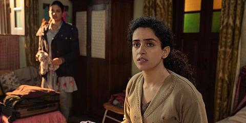 A still from Sanya Malhotra-starrer 'Pagglait'.