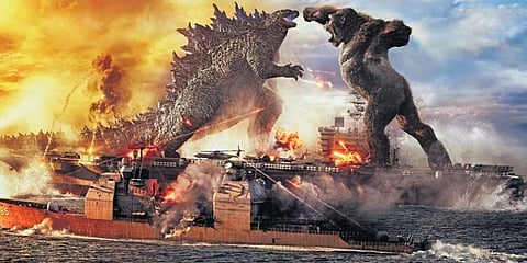 A still from 'Godzilla vs Kong'.