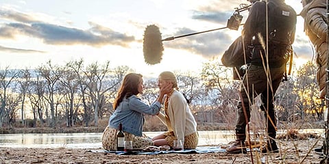 A still from the BTS of 'Deadly Illusions'. (Photo| IMDb)